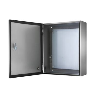 Outdoor IP55 Stainless Steel Junction Box Enclosure, Wall Mount Electrical Panel Cabinet with Key Lock, Customizable